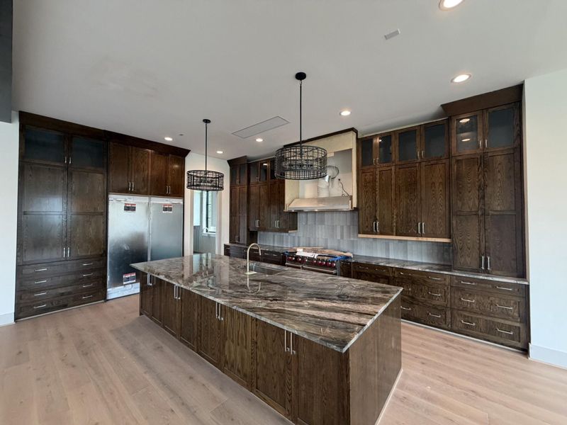 This is a progress photo from August 11 of the kitchen.