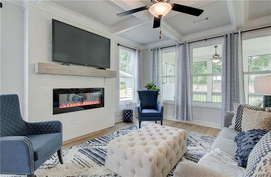 Furnished interior view inside a new home in Kentmere, Auburn (Image 21).