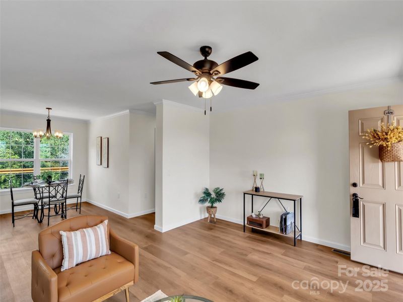 Furnished interior view inside a new home in , Canton (Image 31).