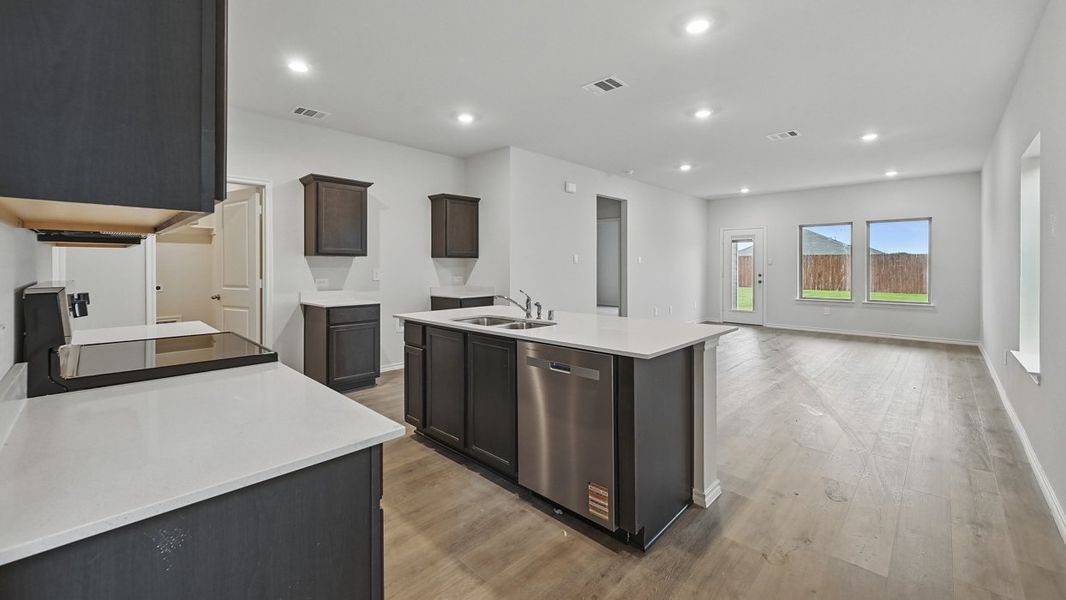 Furnished interior view inside a new home in Wildcat Ranch, Crandall (Image 10).