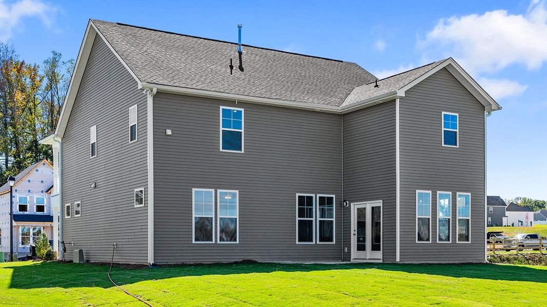 Exterior details and patio area of a home in Fieldstone, Lexington (Image 22).