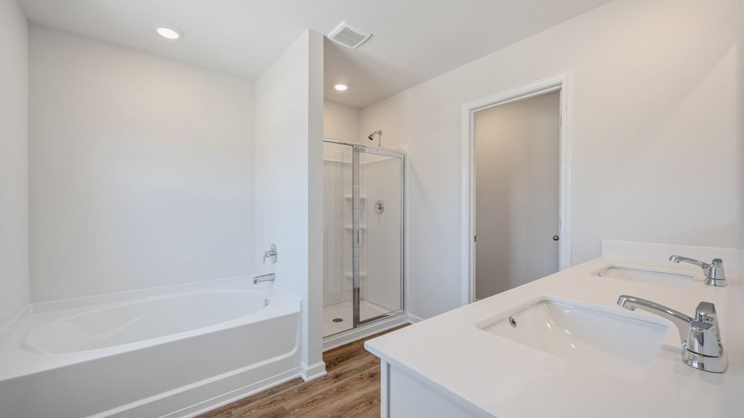 Furnished interior view inside a new home in Shoal Creek, Hampton (Image 7).