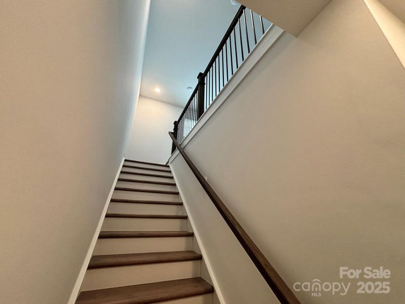 stairs to second floor in homesite 36