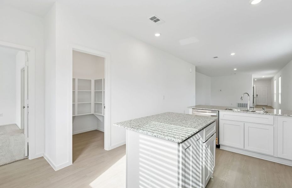 Furnished interior view inside a new home in Mavera, Conroe (Image 12).