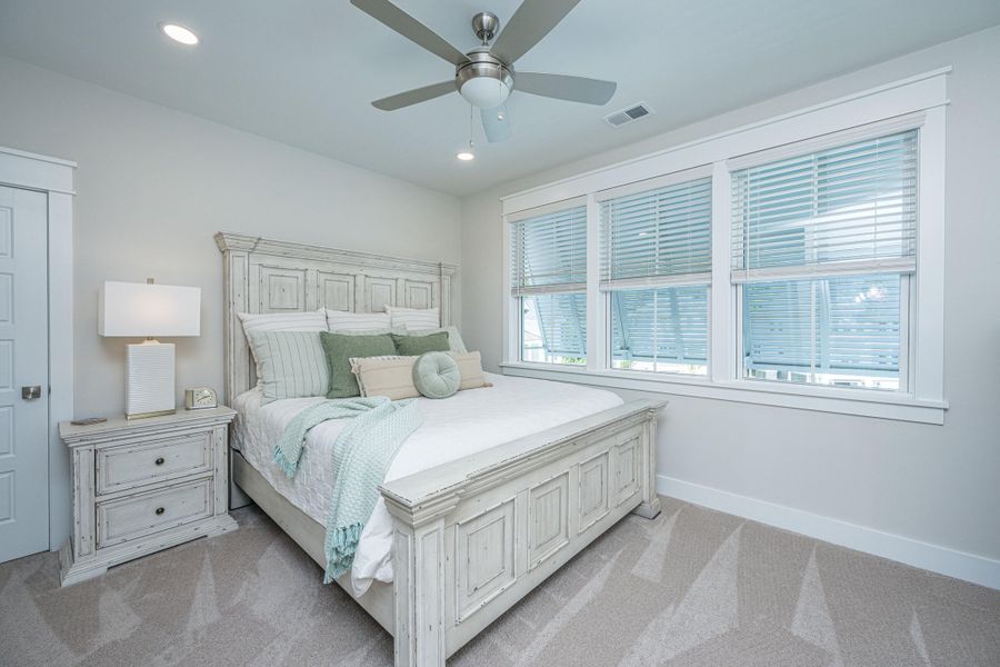 Furnished interior view inside a new home in Overlook at Copahee Sound, Awendaw (Image 14).
