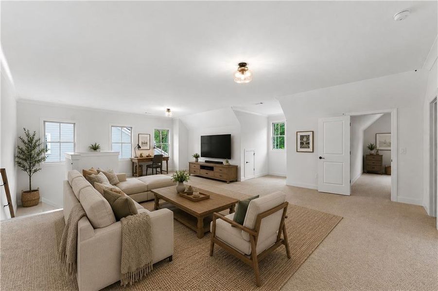 Furnished interior view inside a new home in , Waleska (Image 9).