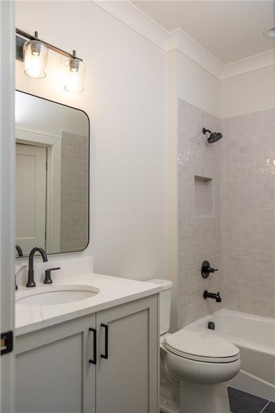 Furnished interior view inside a new home in , Canton (Image 13).