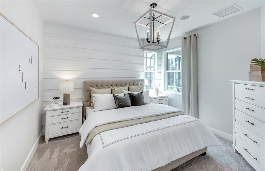 Furnished interior view inside a new home in BeachWalk by Manasota Key, Englewood (Image 4).