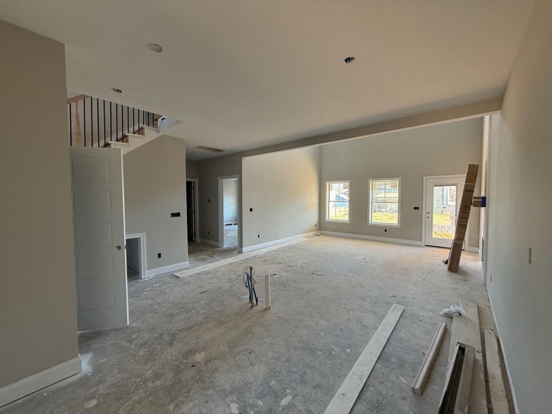 In-progress construction of a new home in Cherry Fields, Clarksville, TN (Image 7). In-progress construction of a new home in Cherry Fields, Clarksville, TN (Image 7).