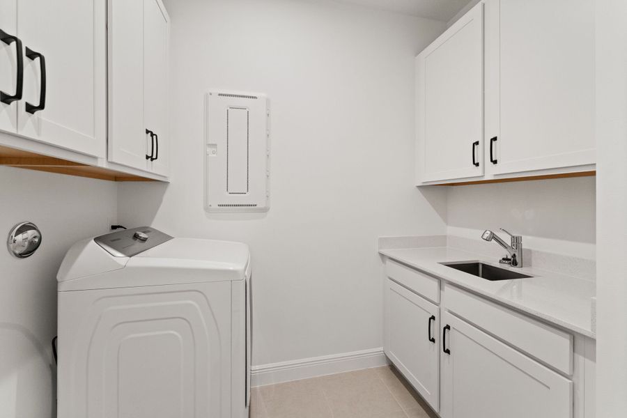 Representative furnished interior of a home built from the Bellis by Mattamy Homes in Newfield - Rosette Park, Palm City (Image 8).