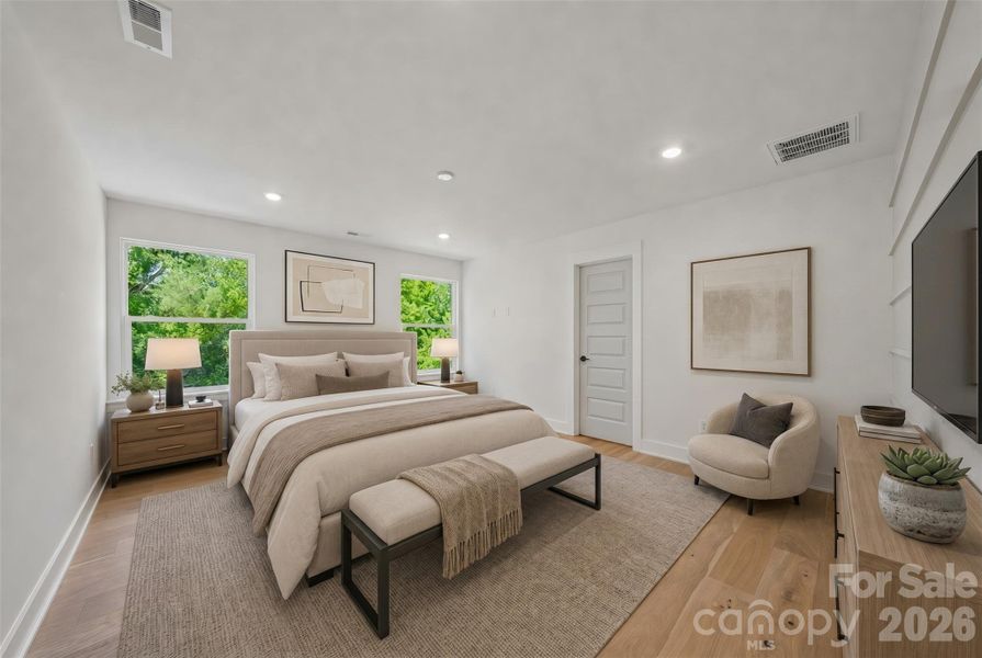 Furnished interior view inside a new home in , Charlotte (Image 13).