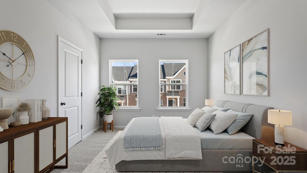 Furnished interior view inside a new home in Sloan Station, Charlotte (Image 5).