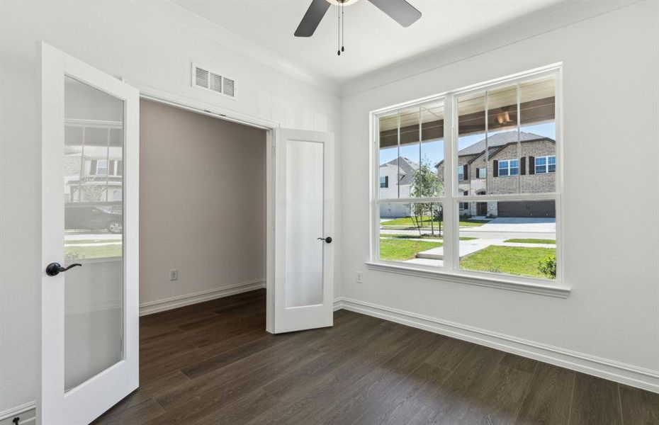 Ample study space designed for focus and productivity *Real home pictured