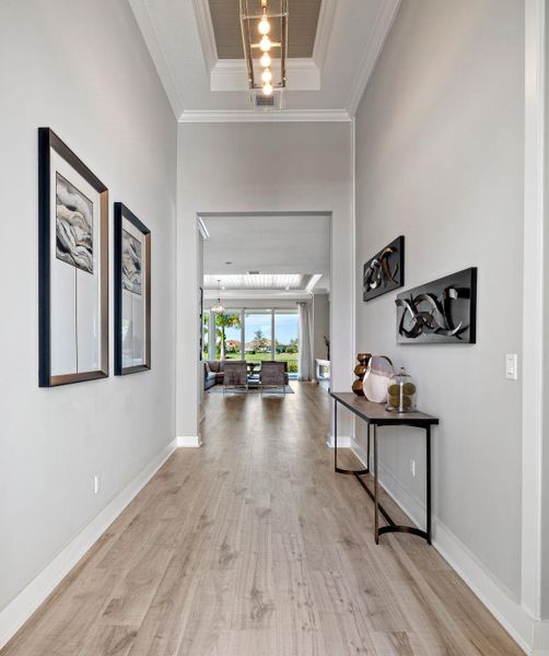 Furnished interior view inside a new home in PGA Village Verano, Port St. Lucie (Image 24).