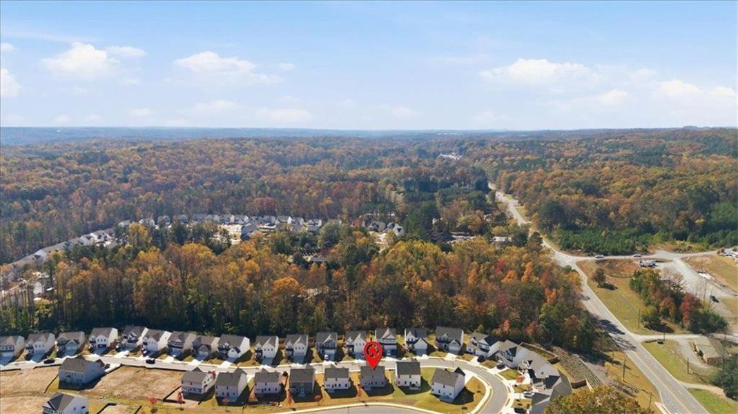 Front exterior of a new home in , Canton, GA, highlighting curb appeal (Image 22).