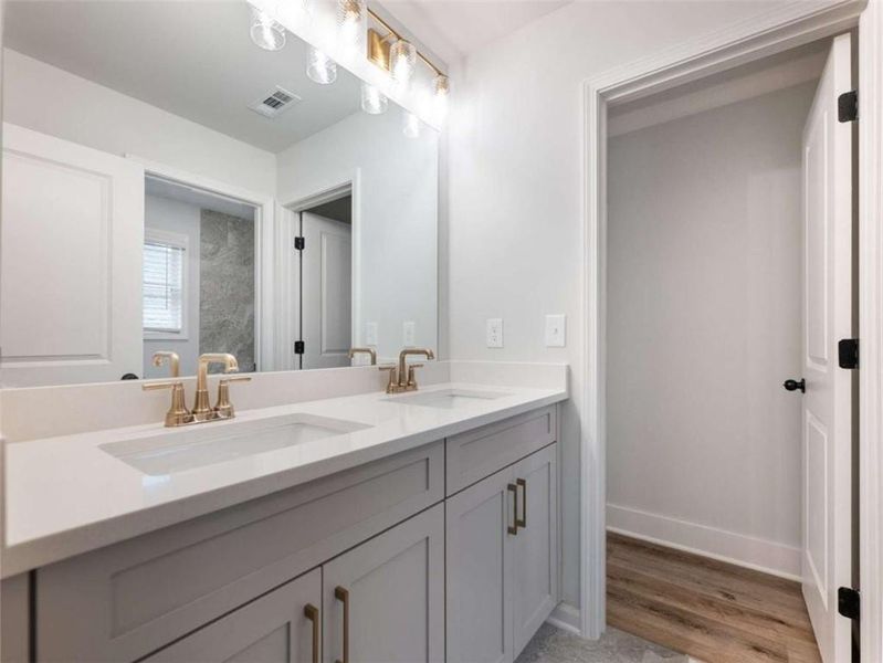 Furnished interior view inside a new home in , Buford (Image 5).