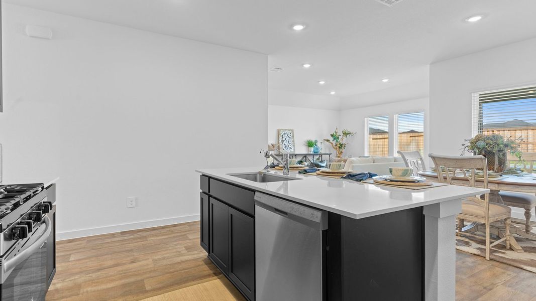 Furnished interior view inside a new home in Evergreen, Rosenberg (Image 14).