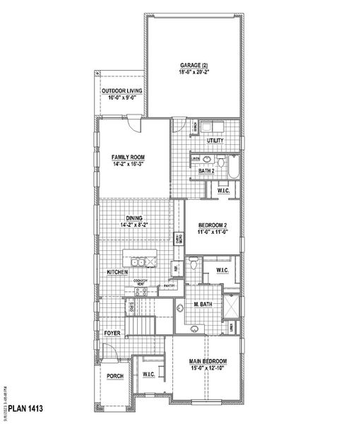 Plan 1413 1st Floor