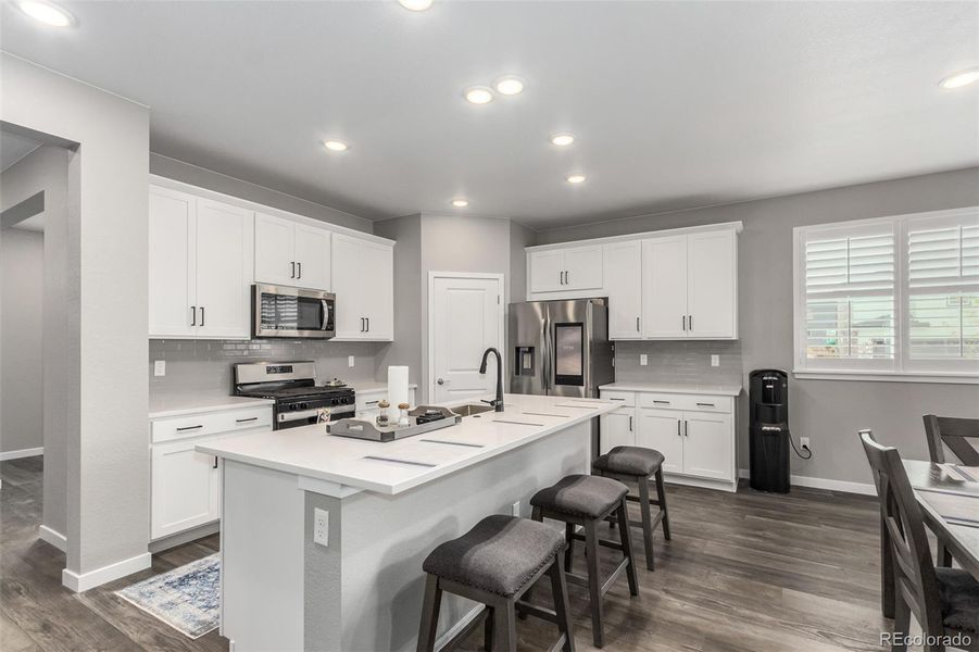 Furnished interior view inside a new home in , Aurora (Image 10).