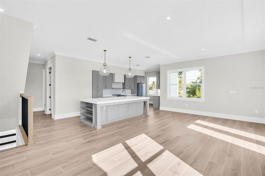 Furnished interior view inside a new home in , St. Petersburg (Image 36).