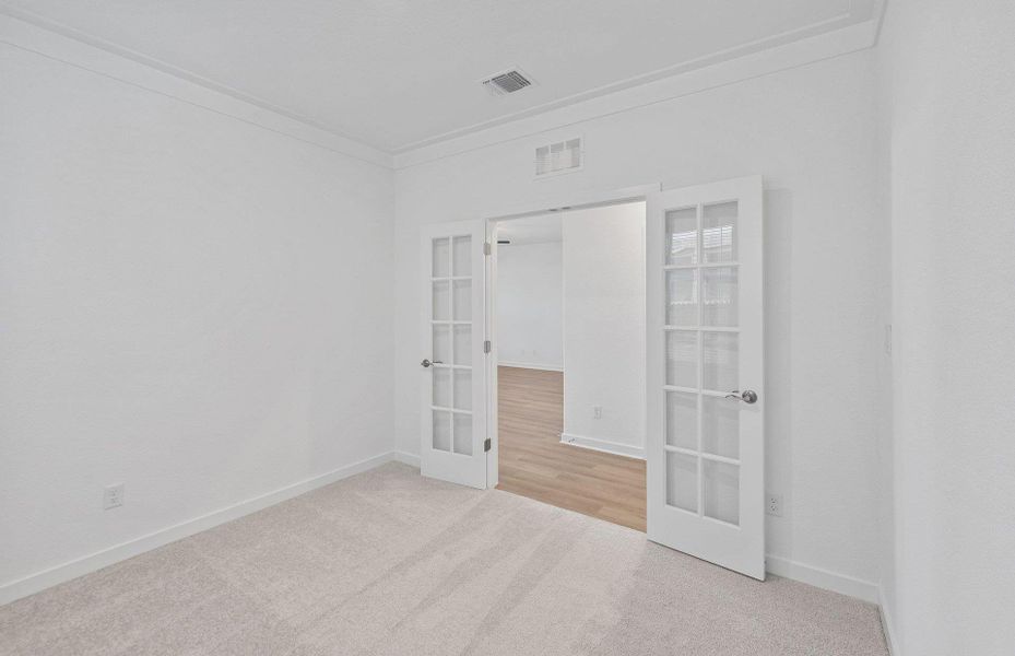 Spacious, unfurnished interior of a new home in Santa Rita Ranch, Liberty Hill (Image 16). Spacious, unfurnished interior of a new home in Santa Rita Ranch, Liberty Hill (Image 16).