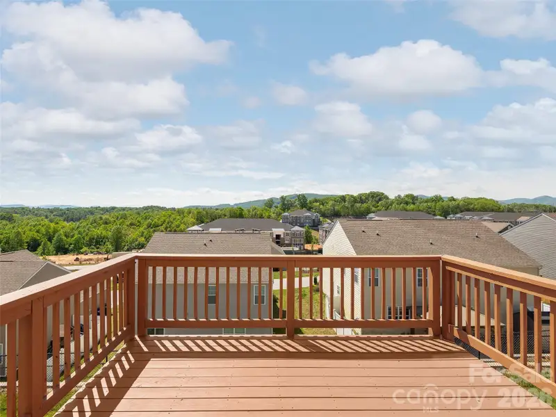 Exterior details and patio area of a home in , Candler (Image 3).