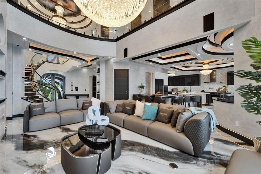 Furnished interior view inside a new home in , Apollo Beach (Image 76).