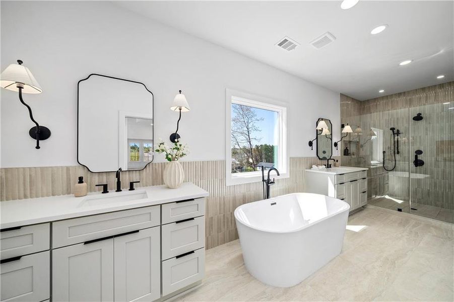 Furnished interior view inside a new home in Echo at Crabapple, Milton (Image 39).