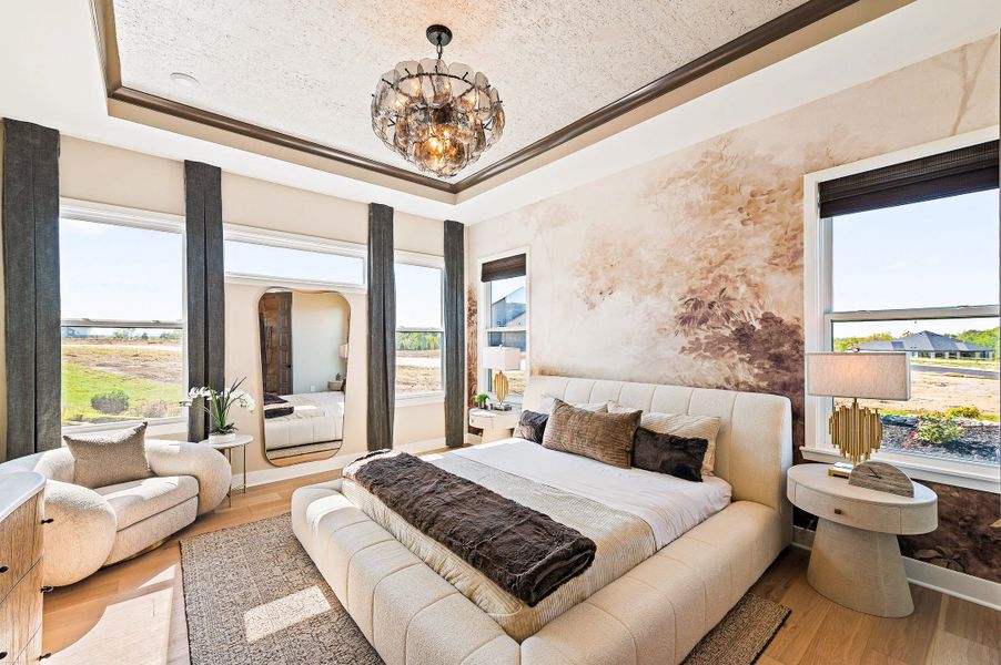 Furnished interior view inside a new home in Hidden Fields, Hoschton (Image 24).