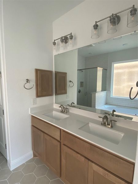 Furnished interior view inside a new home in Sauls Ranch East, Round Rock (Image 5). Furnished interior view inside a new home in Sauls Ranch East, Round Rock (Image 5).