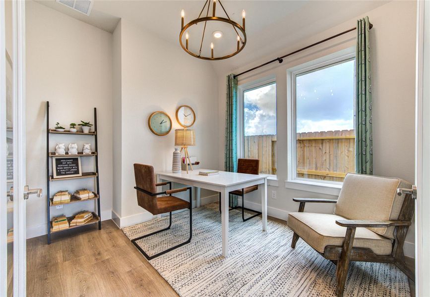 Furnished interior view inside a new home in Jordan Ranch, Katy (Image 28).