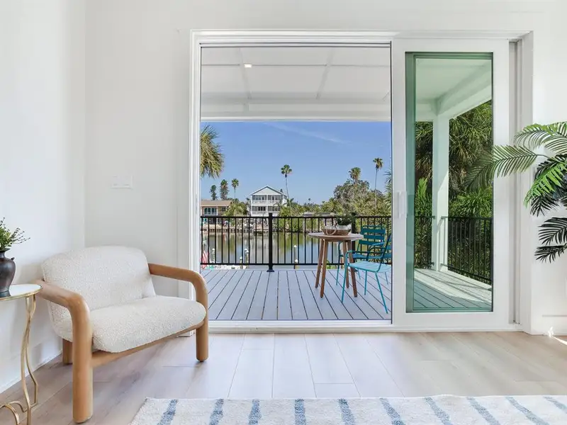 Exterior details and patio area of a home in , North Redington Beach (Image 3).