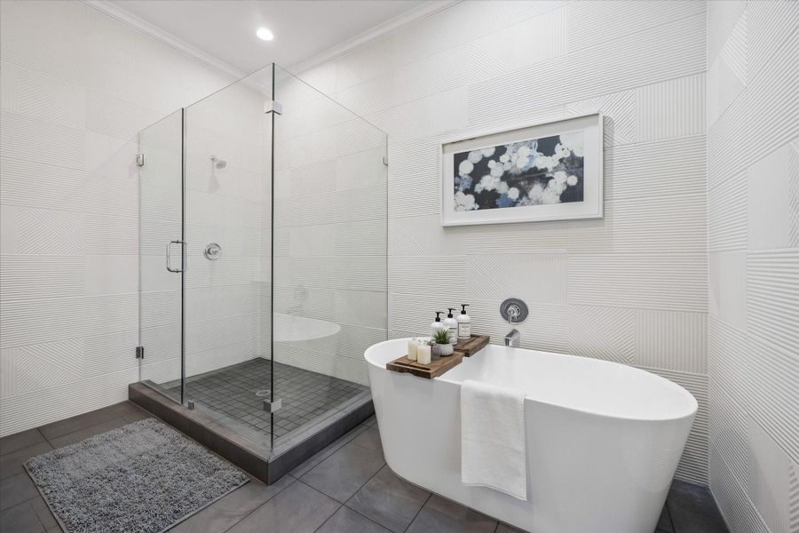 Furnished interior view inside a new home in , Houston (Image 25).
