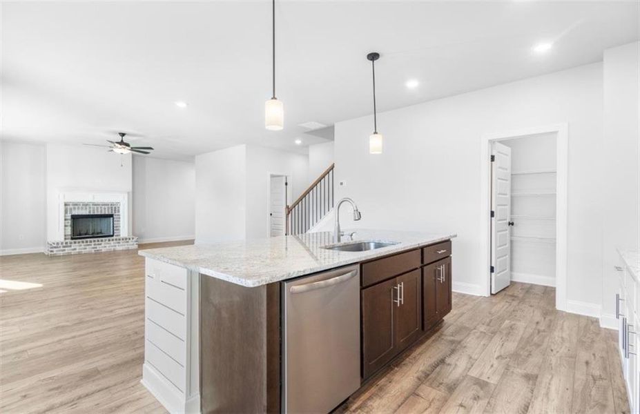 Furnished interior view inside a new home in Ridge Pointe, Athens (Image 5).
