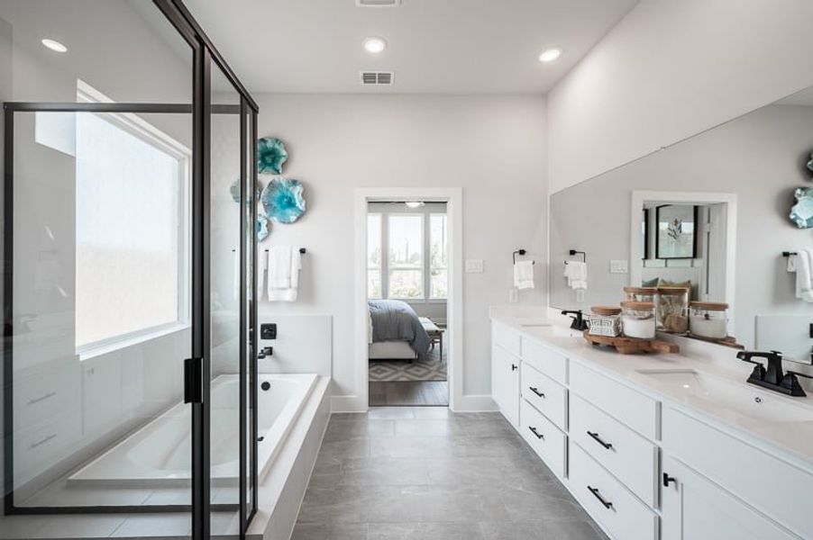 Representative furnished interior of a home built from the Tanager by Tri Pointe Homes in Oakhill Reserve 45’, Tomball (Image 20). Representative furnished interior of a home built from the Tanager by Tri Pointe Homes in Oakhill Reserve 45’, Tomball (Image 20).