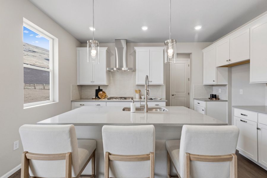 Furnished interior view inside a new home in The Manors Collection at Golden Overlook, Golden (Image 5).