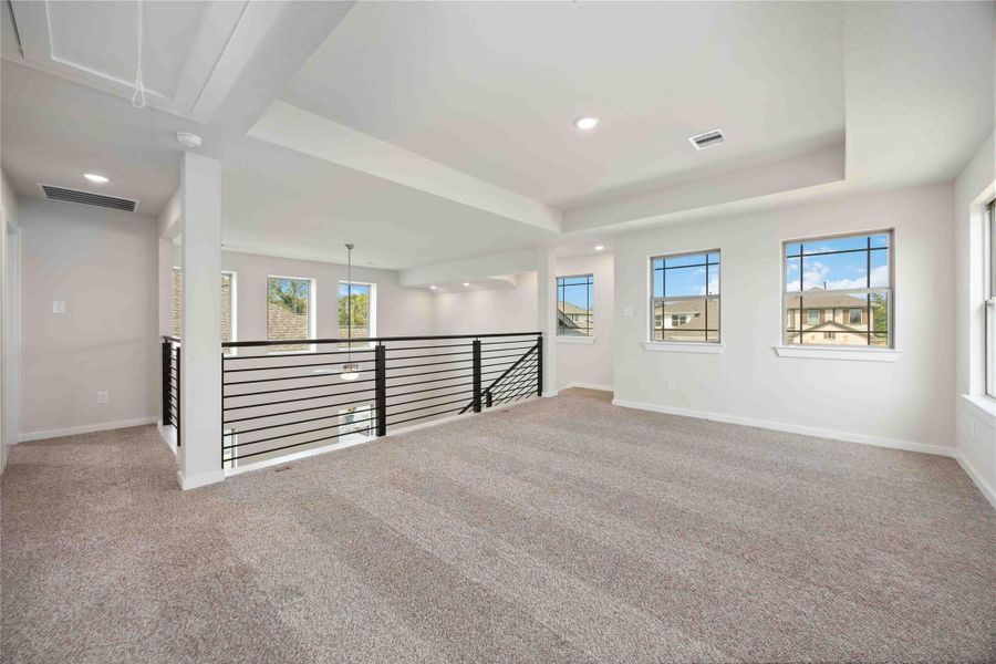Spacious, unfurnished interior of a new home in Bluebonnet Village, Bellville (Image 22). Spacious, unfurnished interior of a new home in Bluebonnet Village, Bellville (Image 22).