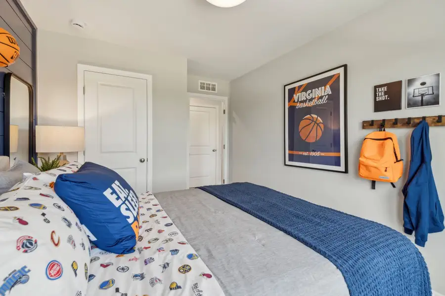 Representative furnished interior of a home built from the The Rutledge by Stanley Martin Homes in Essence at Trinity Townhomes, Columbia (Image 6).