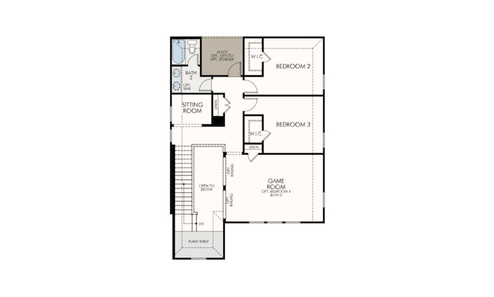 2D floor plan layout of this home in Parmer Ranch, Georgetown, TX (Image 3). 2D floor plan layout of this home in Parmer Ranch, Georgetown, TX (Image 3).