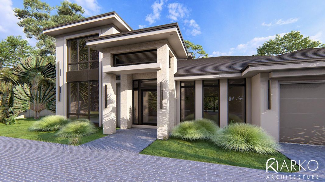 Front exterior of a new home in , Fort Lauderdale, FL, highlighting curb appeal (Image 2). Front exterior of a new home in , Fort Lauderdale, FL, highlighting curb appeal (Image 2).