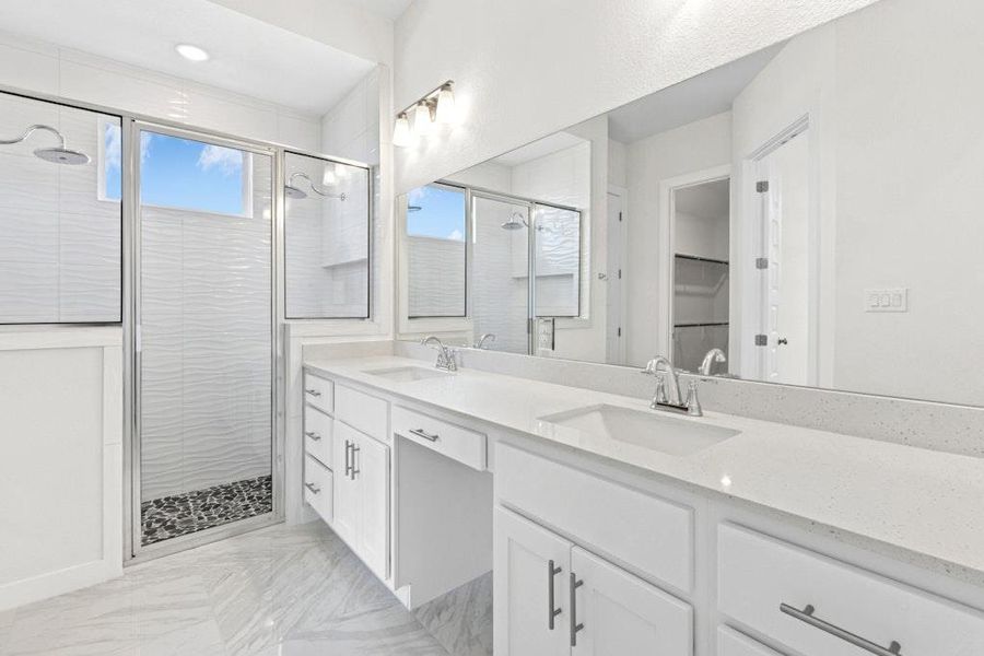 Furnished interior view inside a new home in University Heights, Round Rock (Image 8).