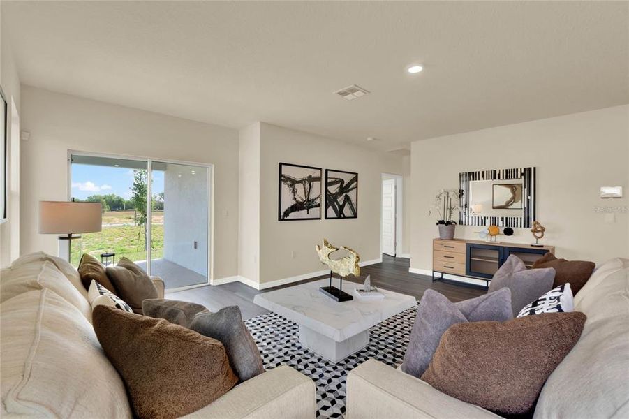 Furnished interior view inside a new home in , Lakeland (Image 14). Furnished interior view inside a new home in , Lakeland (Image 14).