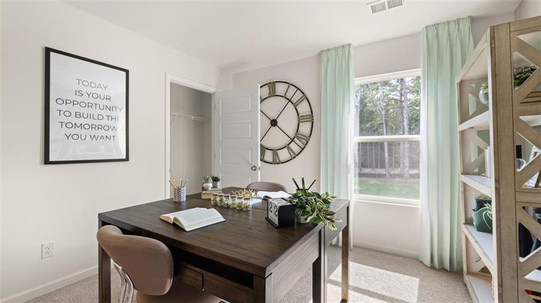 Furnished interior view inside a new home in Jackson Landing, Jefferson (Image 48). Furnished interior view inside a new home in Jackson Landing, Jefferson (Image 48).