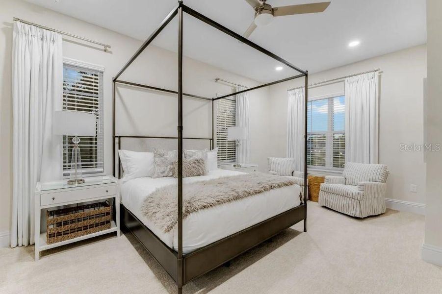 Furnished interior view inside a new home in , Reunion (Image 11).