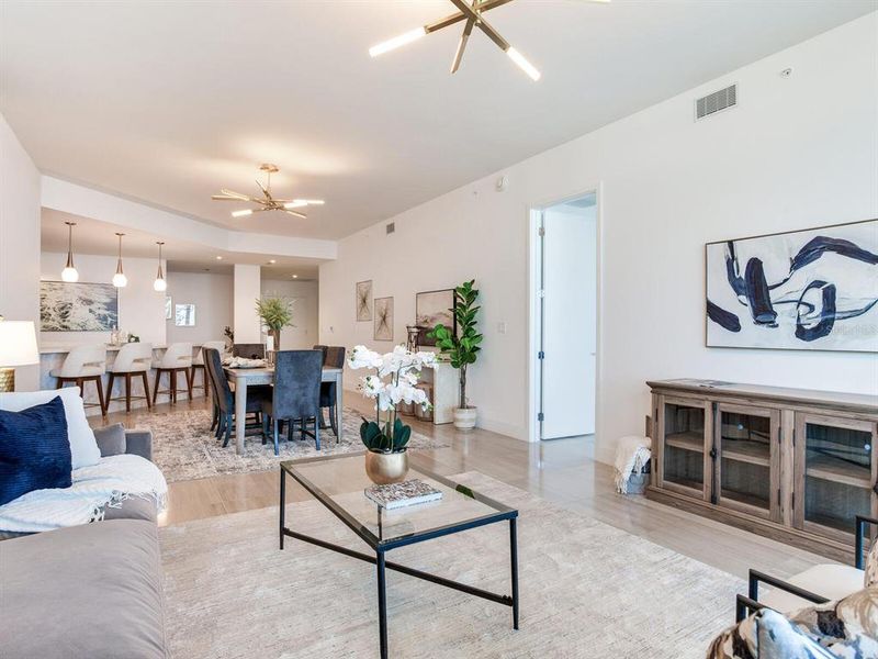 Furnished interior view inside a new home in , Tampa (Image 72).