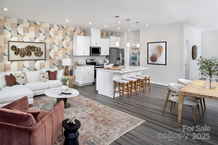 Open Concept Plan-Adriana Decorated Model Home-like subject property