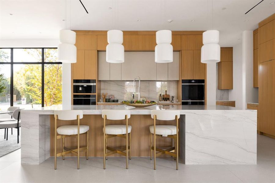 Furnished interior view inside a new home in , Dallas (Image 11).