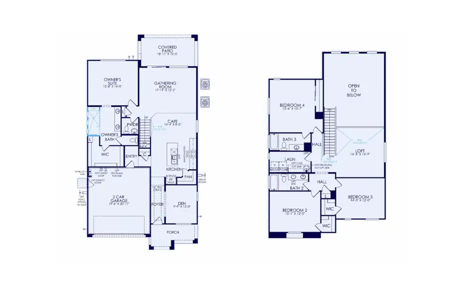 2D floor plan layout of this home in Visara, Surprise, AZ (Image 3).