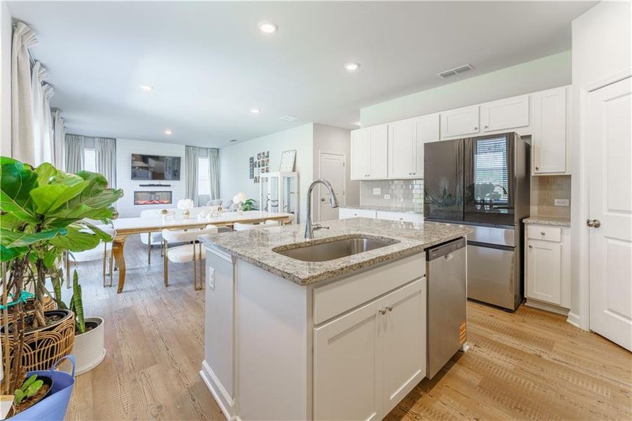 Furnished interior view inside a new home in Kingsley Creek, Lithonia (Image 13).