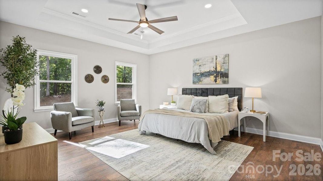 Furnished interior view inside a new home in , Dallas (Image 13).